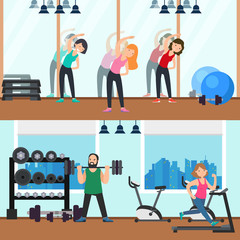 Sticker - Fitness Horizontal Banners