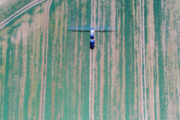 Poster - Aerial view of the tractor