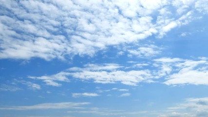 Wall Mural - timelapse of the clear sky