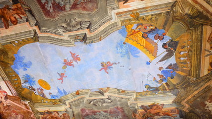  Painting on the ceiling  