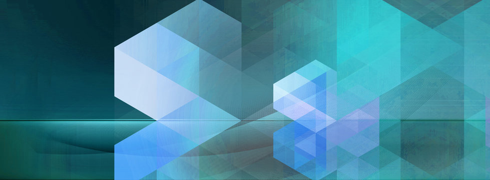 abstrakt formen bewegung banner