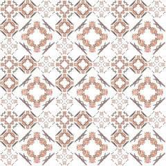 Wall Mural - Seamless texture with 3D rendering abstract fractal brown pattern
