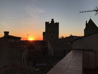  Sunrise in Carcassonne