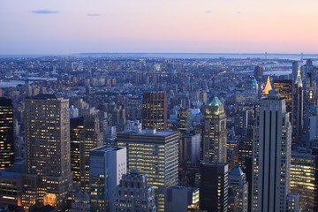  マンハッタン　都市風景
