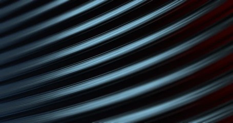 Poster - abstract 4k dark chrome metal looping background with reflecting of light and environment. animation