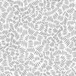 Black and white chaotic scratch hatching seamless pattern, vector