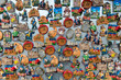 © DedOK Studio - Souvenir magnets for sale on a souvenir and arts market.