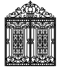 Forged Iron Gate