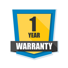 1 Year Warranty shield