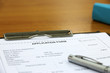 © kathayut - Application form with pen; document is mock-up