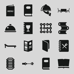 Sticker - Set of 16 cover filled icons