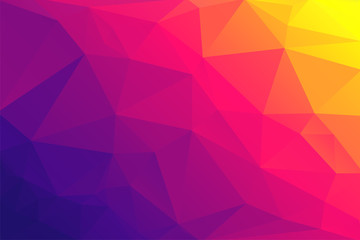 Wall Mural - modern geometrical abstract background. Triangular backdrop. Bright wallpaper