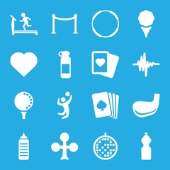 Sticker - Set of 16 club filled icons