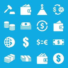 Poster - Set of 16 exchange filled icons
