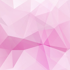  Abstract background consisting of pastel pink triangles. Geometric design for business presentations or web template banner flyer. Vector illustration