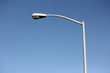Street light pole on a blue sky