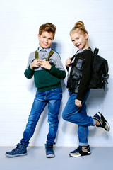 Canvas Print - modern fashion kids