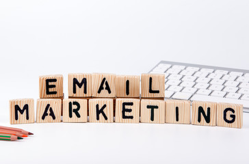 Wall Mural - Email Marketing concept. Abstract background for business and development.