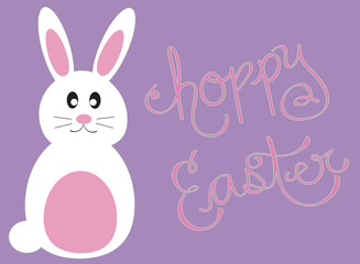 Wall Mural - Hoppy Easter Bunny