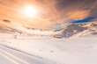 Österreich Tirol Serfaus Schnee Alpen Furgler Kaunertal Gipfel winterurlaub romantisch romantik mood moody sky, sonnenaufgang morgens morgenlicht sunrise sundown am morgen sonnenuntergang abends 