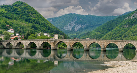 The Ottoman Mehmed Pasa Sokolovic Bridge, Visegrad