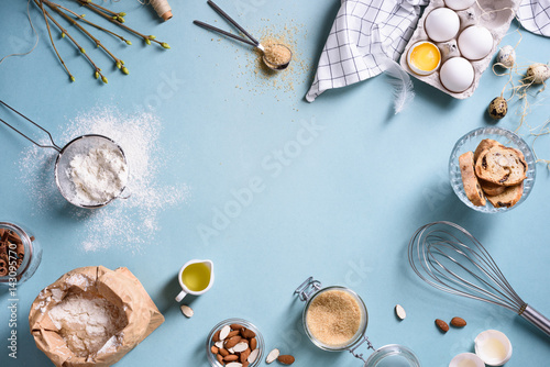 Fotografía Baking or cooking background frame