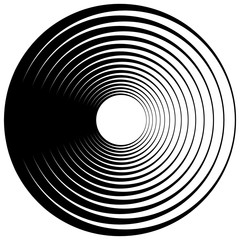 Poster - concentric circle, rings. suitable as an abstract design element, decorative element or background p