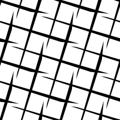 Poster - Repeatable pattern. Abstract monochrome geometric repeatable pattern