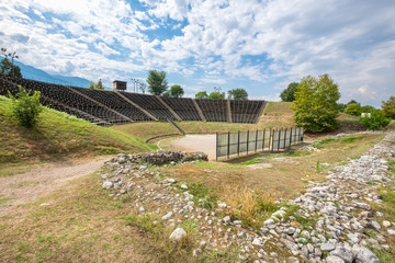 Wall Mural - Hellenistic Theater. Dion, Pieria, Greece