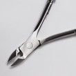 Close up nail nipper on white background