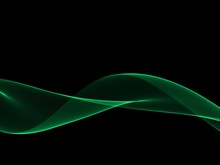 Abstract Green Lines Background 