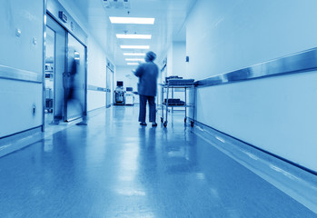 Wall Mural - Hospital hallway