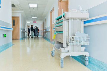 Canvas Print - Corridor in the hospital