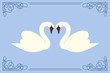 Flat Swans vector