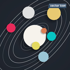 Wall Mural - background flat design (for logos, flyers, covers, posters, banner) vector illustration.