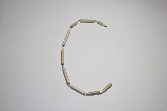 Alphabet symbol - letter C