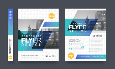 Wall Mural - poster flyer pamphlet brochure cover design layout space for photo background, vector template in a4
