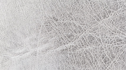 close up shot of silver leather texture background in HD ratio, 16x9