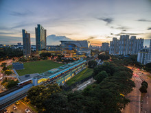 Singapore Mass Rapid Train (MRT) Buona Vista Station