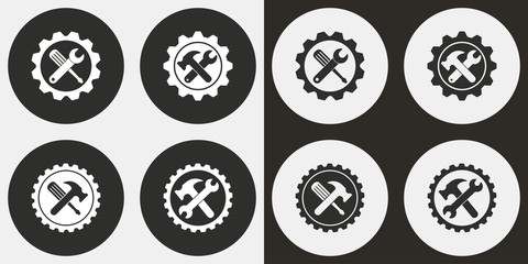 Sticker - Tool icon set.