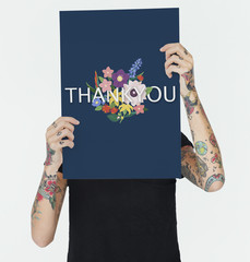 Canvas Print - Thank You Appreciation Greatful Happy