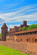 Malbork Castle in Pomerania Poland
