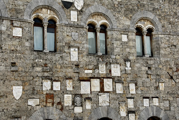 Wall Mural - Toscana, paesaggi urbani