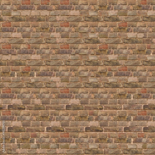 Naklejka dekoracyjna Brick Perfectly Seamless Texture