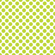 Seamless Lime Green Polka Dots Pattern Texture Background