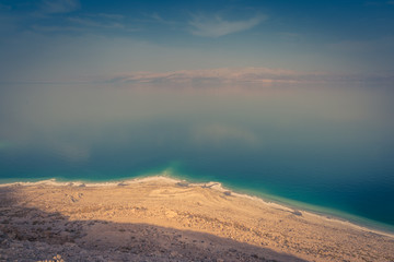  Dead Sea and desert landscape of Israel