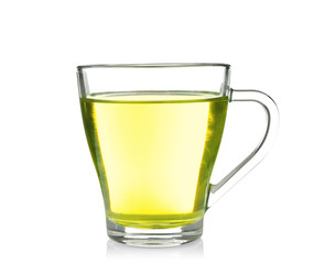 Fototapete - Cup of tea isolated on white