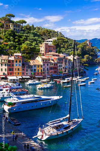 Luxury Italian holidays - beautiful Portofino in Liguria Poster