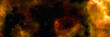 © Roberto Sorin - Star field voyage with orange cosmic space nebula, digital art illustration work.