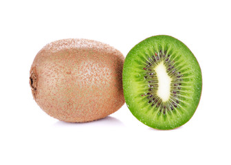 Sticker - kiwi fruit isolated on white background